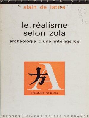 cover image of Le réalisme selon Zola